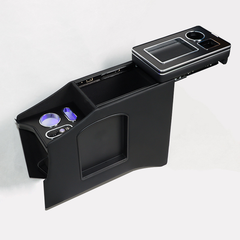 Suitable for Nissan Nv200 Armrest Box Right-Hand Drive Version Central Storage Box Cup Holder Left-Hand Drive Version Center Console Storage Box