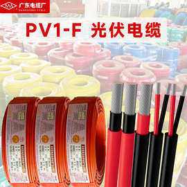 广东电缆厂太阳能发电逆变器用光伏直流线 PV1-F光伏电缆跨境专供