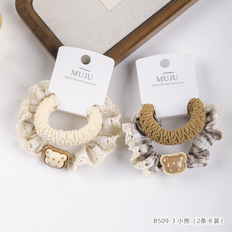 Ligas coreanas premium para cabello