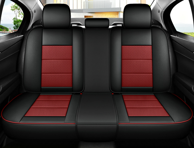 New car seat cushion four seasons surrounded by nappa leather seat cushion five car universal seat cushion seat cover foreign trade wholesale