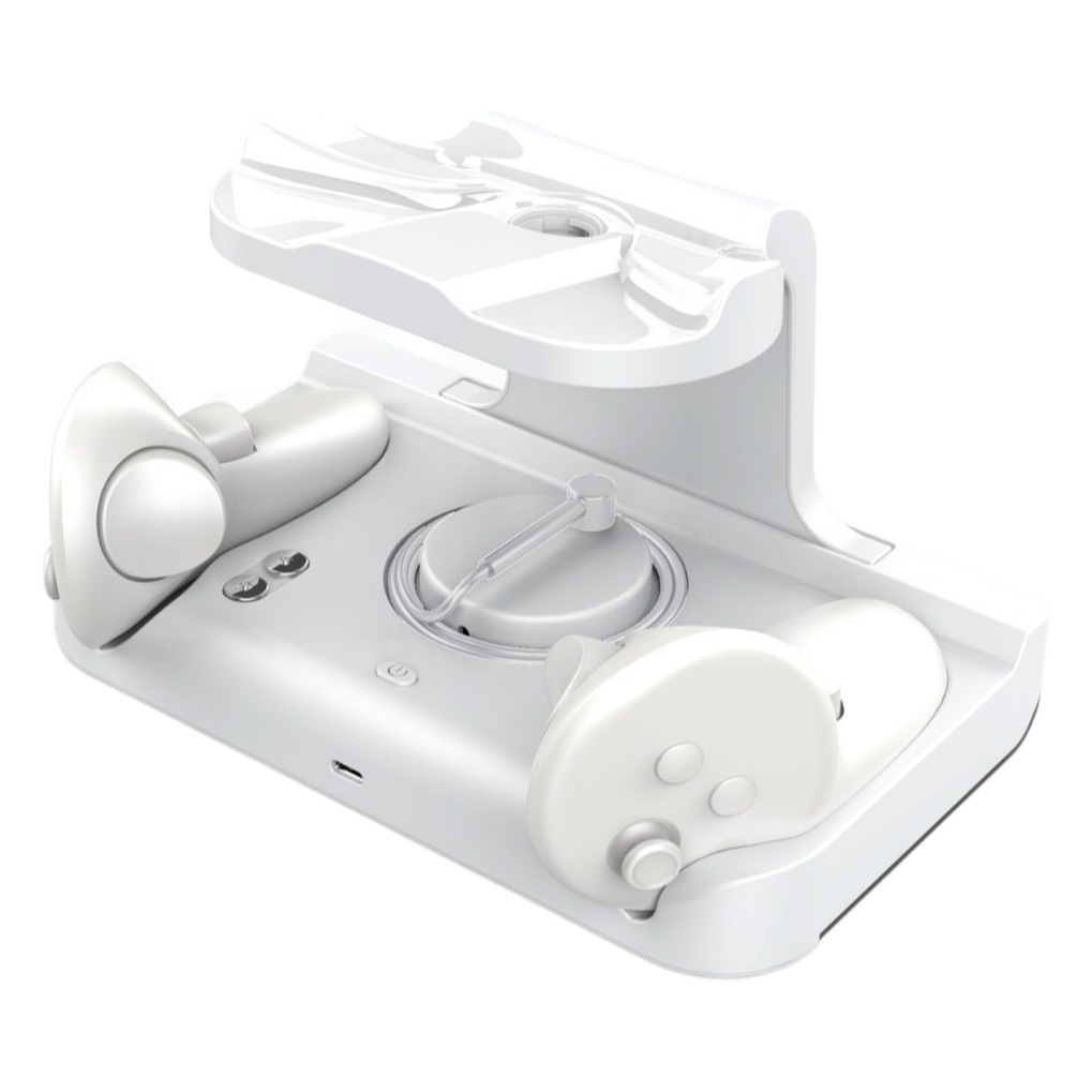 Nuevo Meta quest3 headwear base de carga con colorido VR mango asiento de carga quest3 accesorios del juego