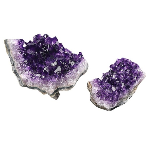 Wholesale natural amethyst cluster raw stone amethyst hole piece ornaments home decoration Uruguay amethyst cluster ore ornaments