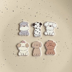 新商品の六匹の子犬のアクリルアクセサリーdiy手作り材料のアクセサリー