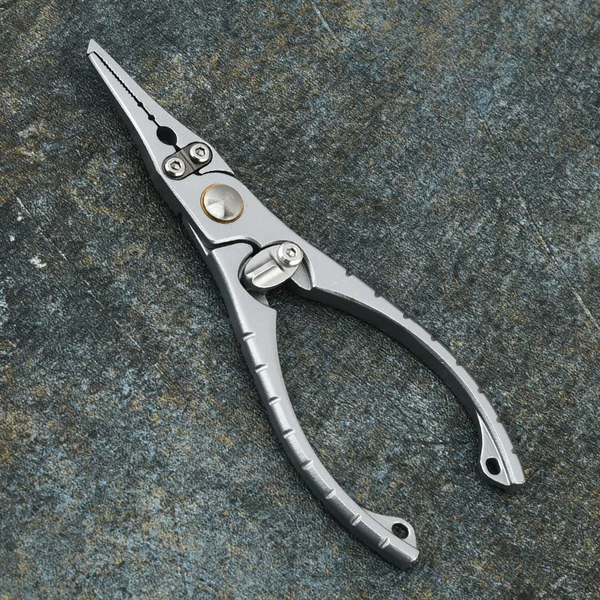 Stainless steel fishing pliers portable Luya pliers multi-purpose outdoor line cutting fishing tool Luya pliers with scissors