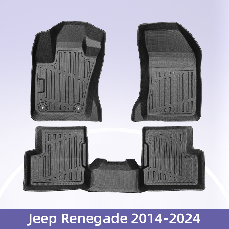 Europa para Jeep Renegade 2014 - 2024 combustible 3D todo el tiempo TPE cojín de pie de automóvil