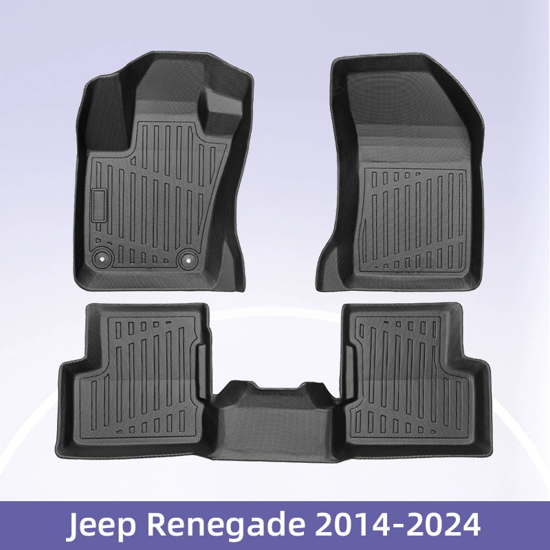 Европа для Jeep Renegade 2014-2024 Топливо 3D 24/7 Материал TPE Автомобильные ножные коврики