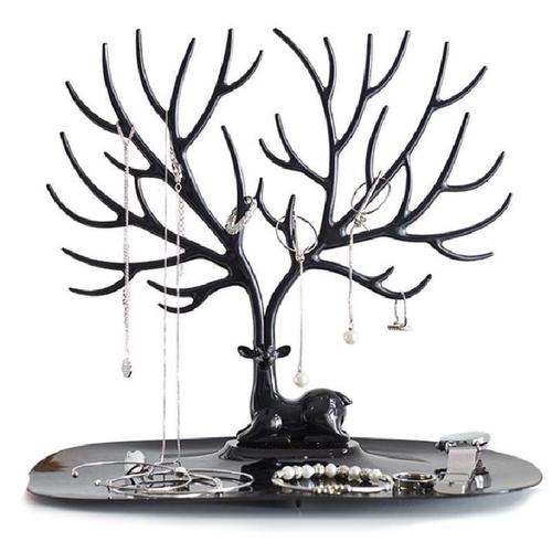 Deer Horn Bird Tree Earrings Display Rack Earring Stand Bracelet Accessories Storage Box Jewelry Stand