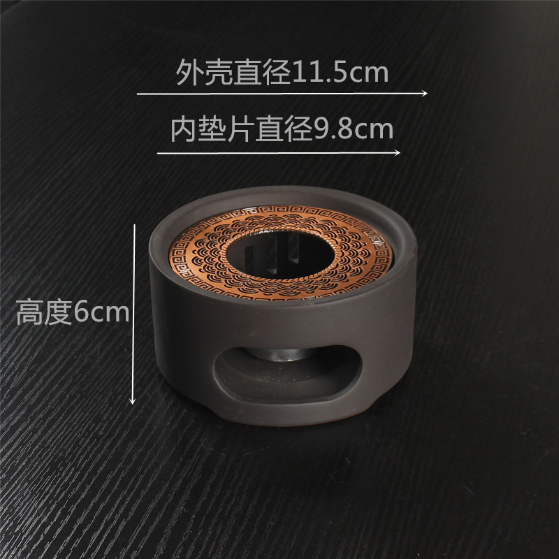 Vela de estilo japonés tetera calentador de té base tetera doméstica calefacción calentador de té Kung Fu ceremonia del té cero con calentador de té caliente