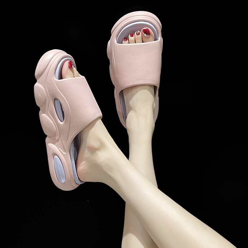 Heightened Thick Slippers for Men and Women Summer Feeling of Stepping on Feces Internet Popular Home Indoor Casual Beach Shoes Outer Wear Sandals Heightened Thick Slippers for Men and Women Summer Feeling of Stepping on Feces Internet Popular Home Indoor Casual Beach Shoes Outer Wear Sandals