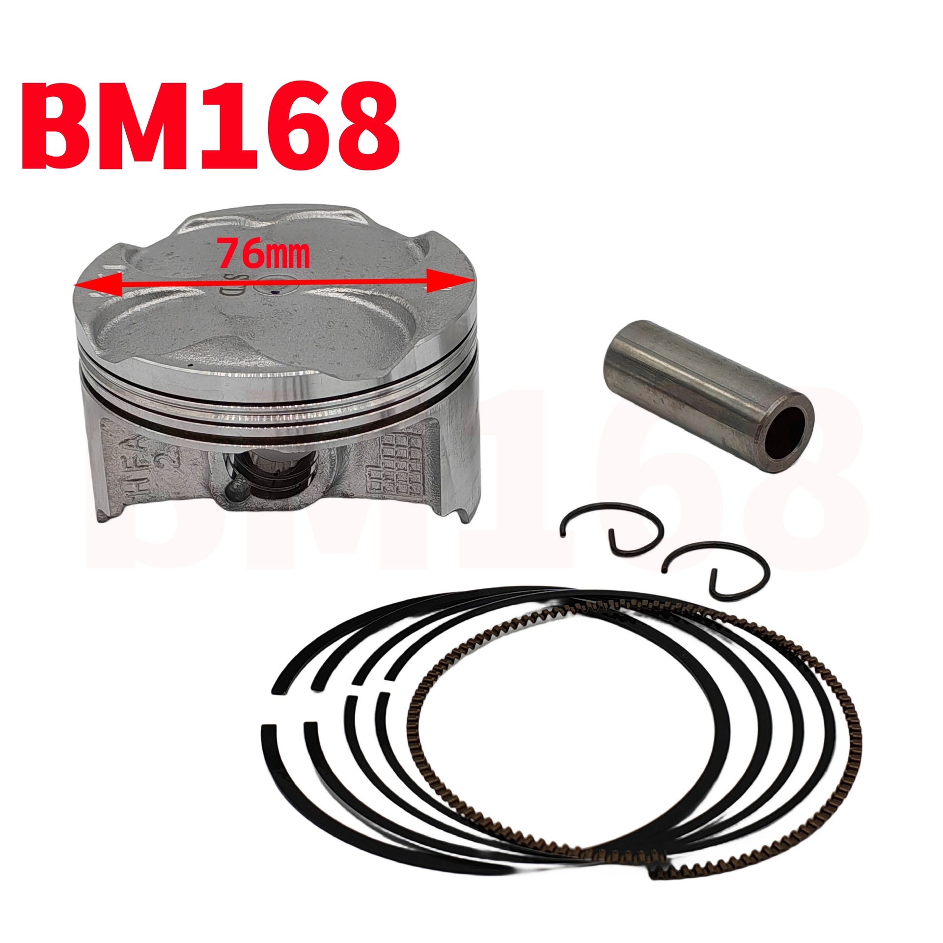 76mm motorcycle engine cylinder is suitable for Honda CBR300 CRF300 piston ring gasket kit