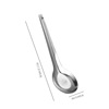 Old -style iron spoon stainless steel adult short -handle flat spoon deepening spoon spoon tincture children's eating spoon house