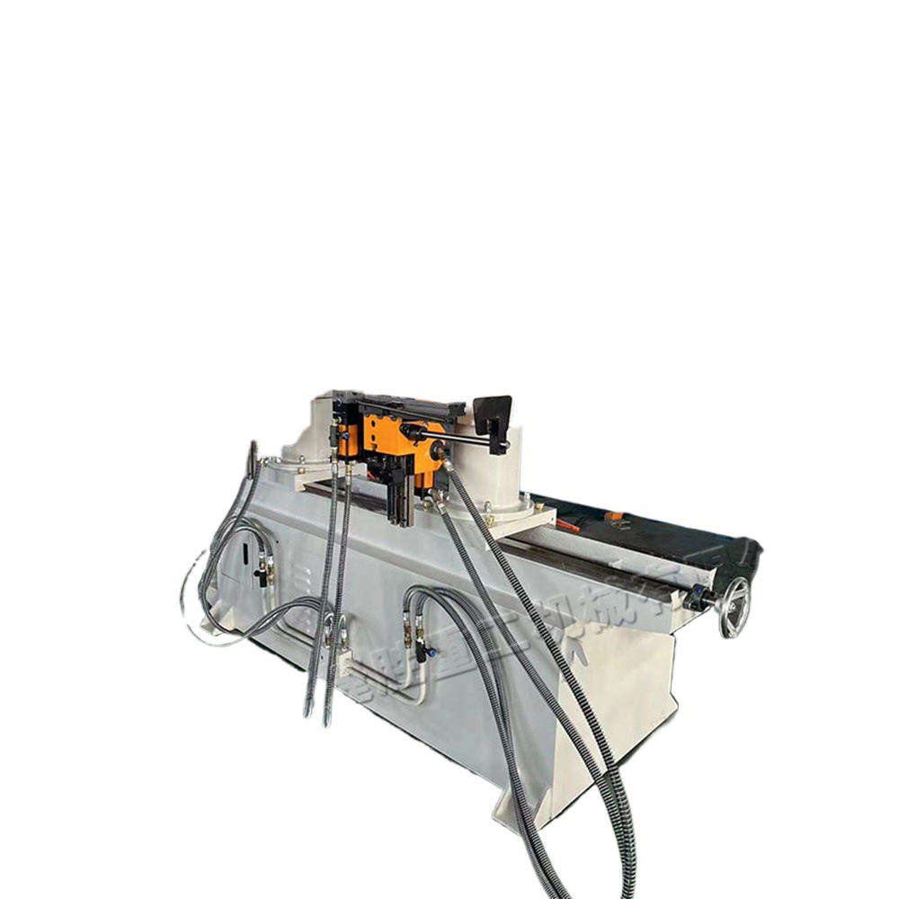 Máquina de doblar tuberías hidráulicas de doble cabeza de escritorio máquina de doblar tuberías de construcción naval máquina de doblar tuberías completamente automáticas