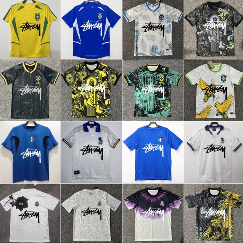 1998 Japanese Retro Stussy Jersey Flamengo Italy Brazil 02 Brazil Home Football Uniform 1998 Japanese Retro Stussy Jersey Flamengo Italy Brazil 02 Brazil Home Football Uniform