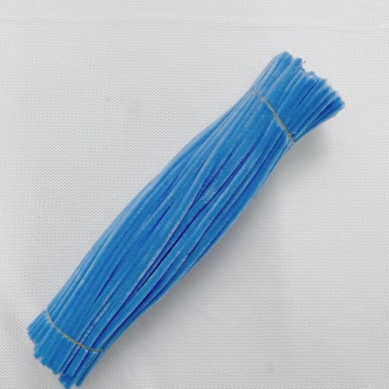 6 ミリメートル特別な高密度ツイストスティック毛根高密度ぬいぐるみストリップ卸売 DIY 手作り花束材料パッケージクリエイティブソリッドカラー毛ストリップ|undefined
