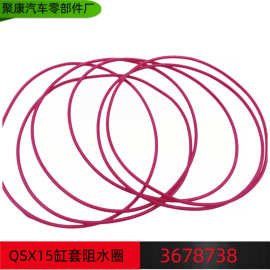 康明斯ISX15缸套阻水圈矿用机械缸套密封圈   3678738