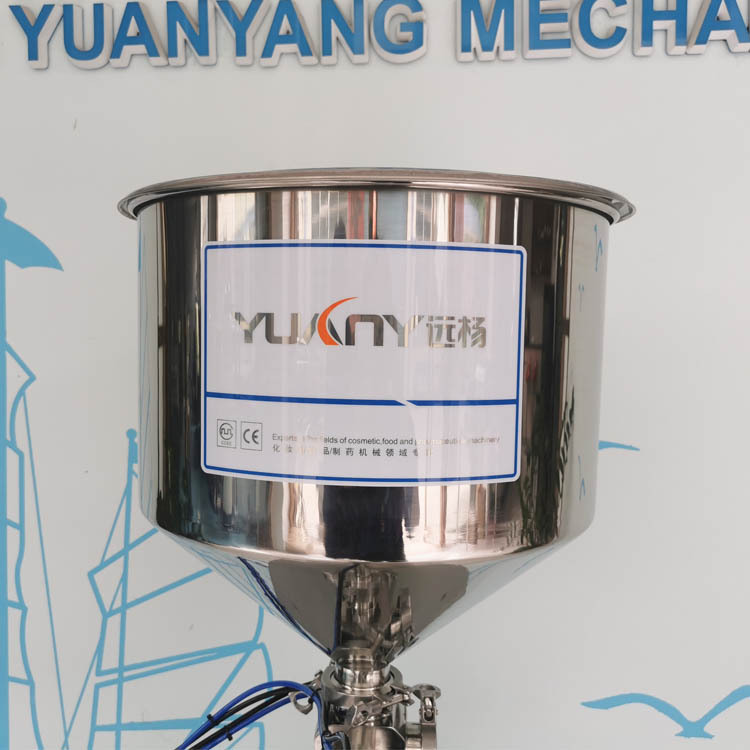 远杨机械立式气动膏液灌装机番茄酱沙拉酱自动定量灌装机现货