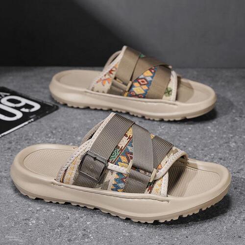 Summer sandals fashionable slip-on casual men's outdoor sports beach breathable flip-flops