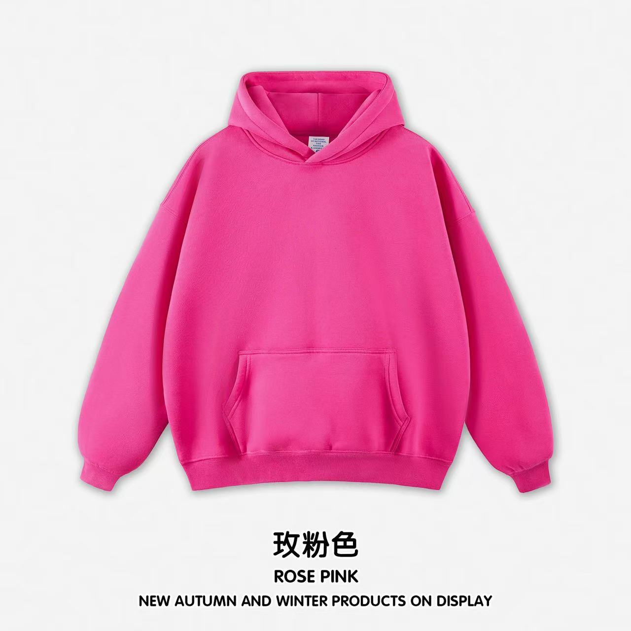 Amazon Cross-Border Tide 350G Scamper Hooded Sweater Set Oversize American Hoodless Hombre y Hombre