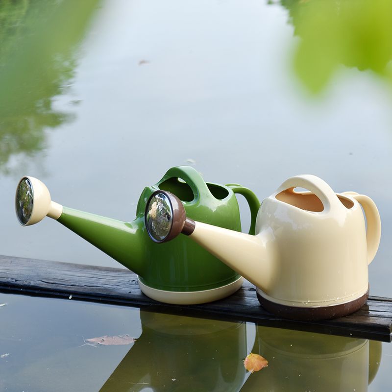 园艺浇花小胖洒水壶环保PP树脂大容量种菜浇水壶长嘴花洒