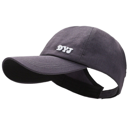 Summer new style breathable hollow top baseball cap for women that can be tied into a high ponytail to show off the face, small sun hat for women, sun protection peaked cap