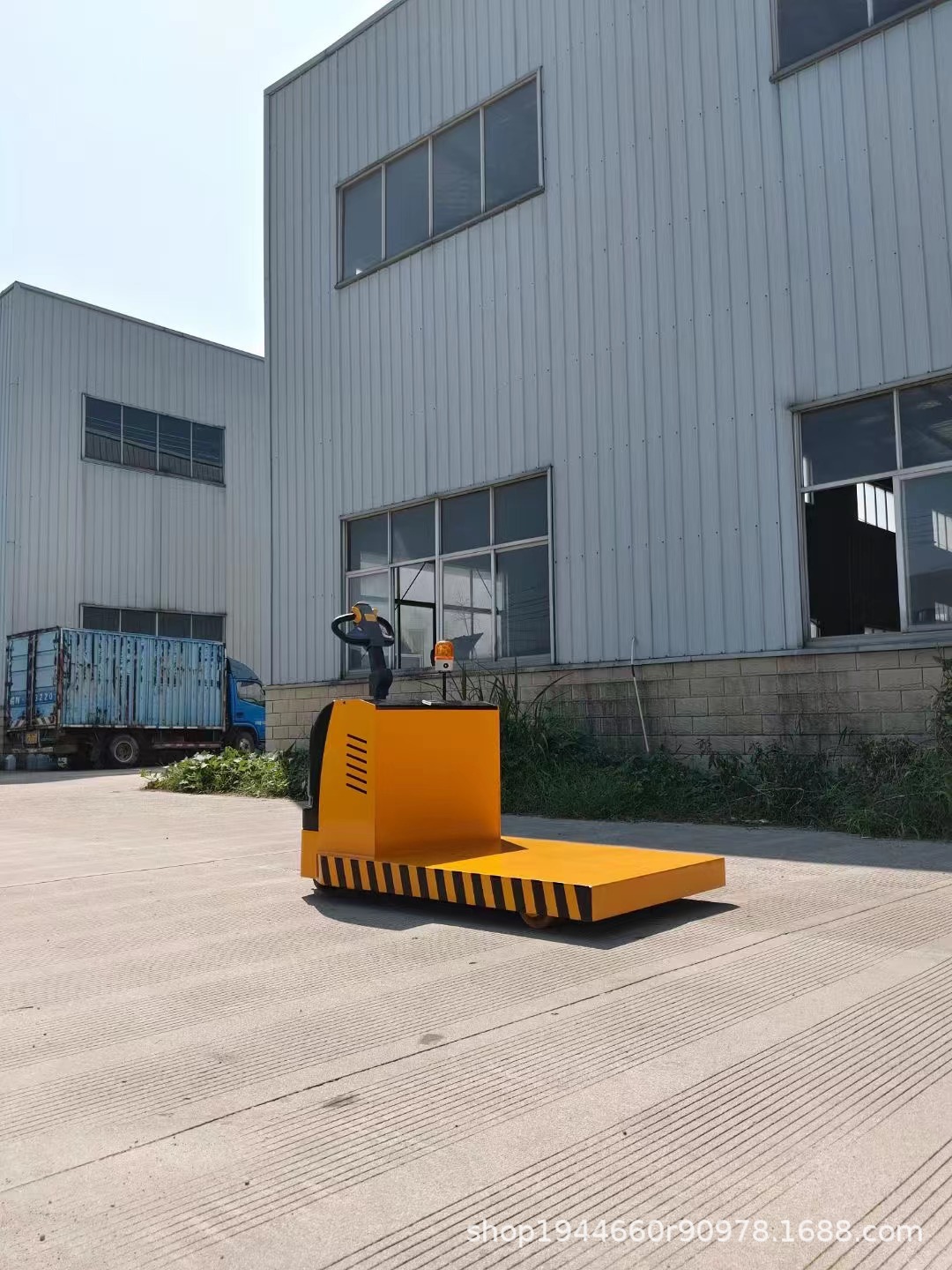 广东钧力电动平板搬运车周转车物料运输载重王拉货车超大车间倒货