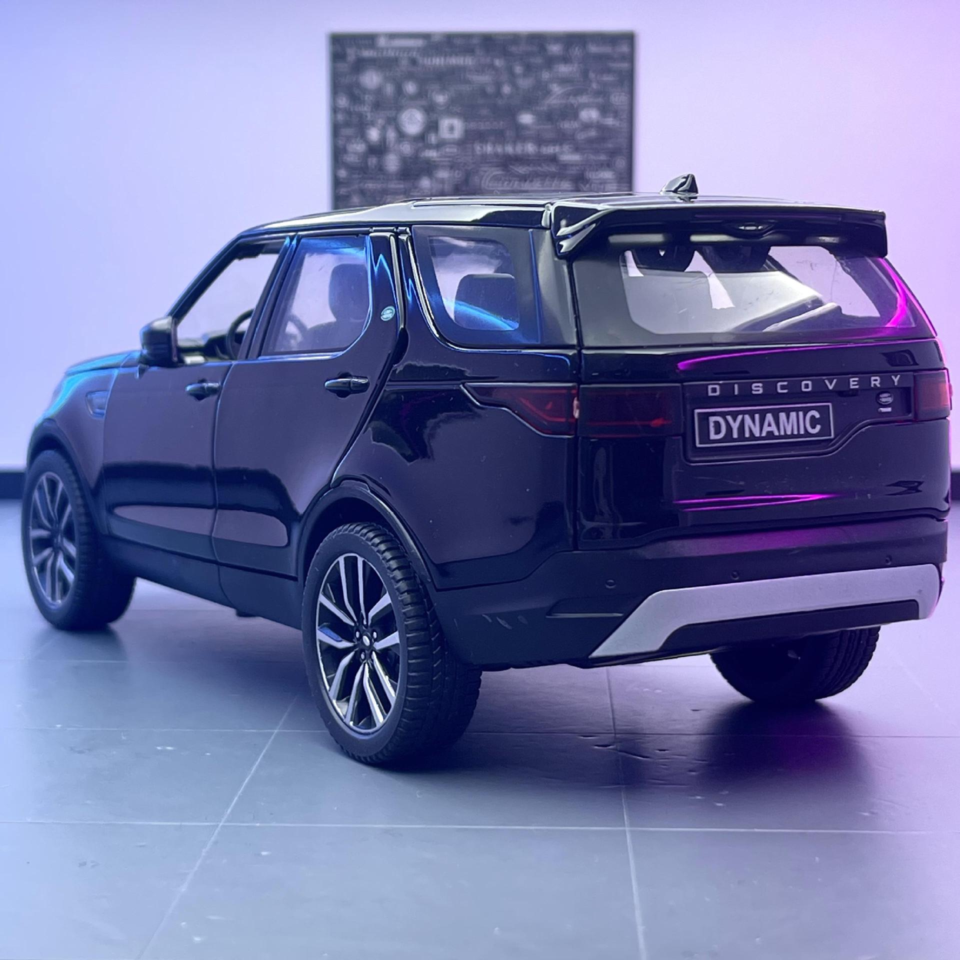 Modelo de coche de aleación Mamba negro 1:24 grabación Tiger Range Rover vehículo todoterreno tire hacia atrás 6 Puerta Abierta sonido y luz modelo de coche de juguete adornos