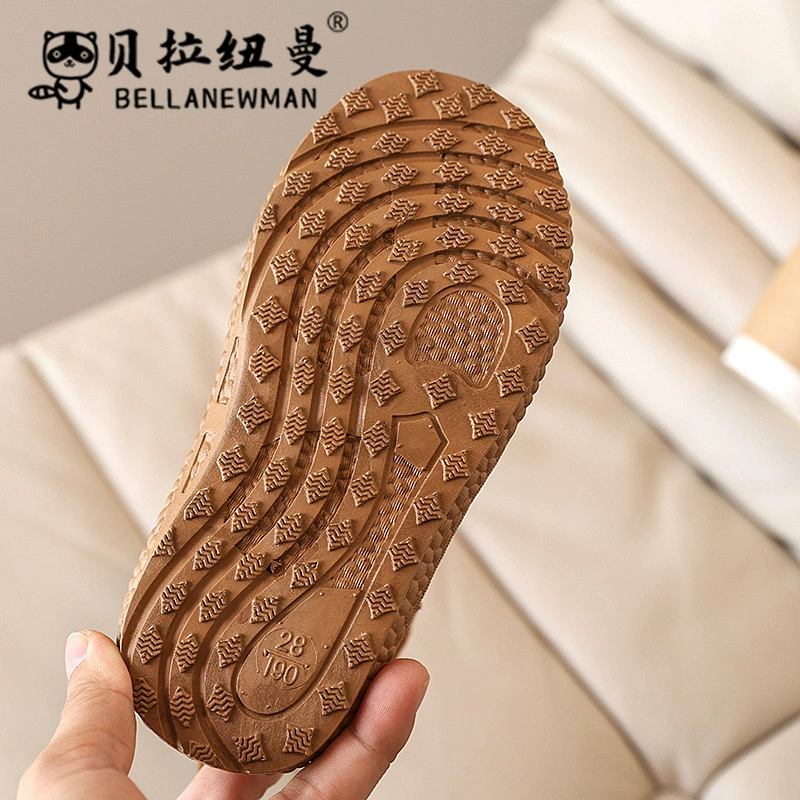 Warm children's footwear, low boots for boys, shoes