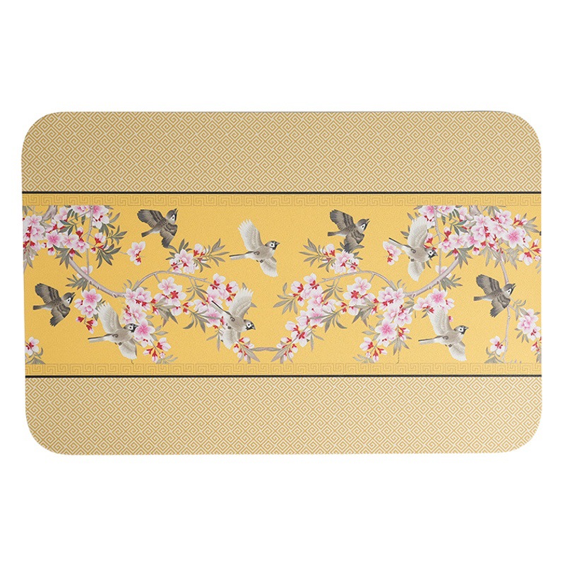 Nuevo mantel de cuero impermeable ligero de lujo anti-escaldado antideslizante mantel occidental retro resistente a las manchas aislamiento térmico tazón placa estera posavasos desechables