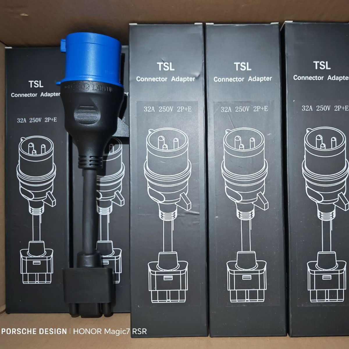 特斯拉专用转换插头转接线转换线CEE工业插头32A工业插