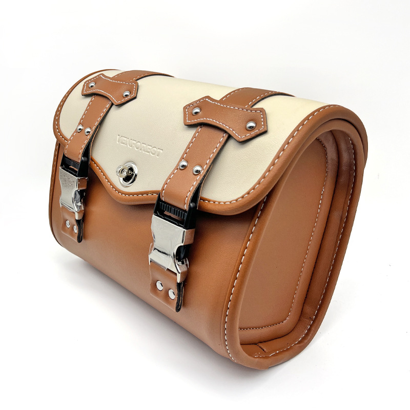 Motorcycle Zongshen Youmi Electric Vehicle Retro Universal Side Bag Rear Side Box Tool Bag Anti-Collision