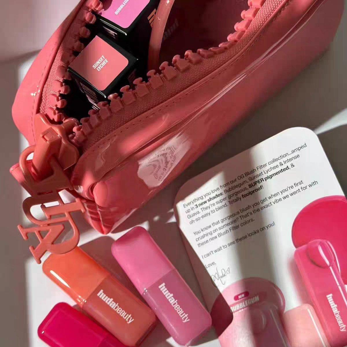 Huda-Beaut Huda esmalte labial blush líquido blush filtro blush blush líquido blush