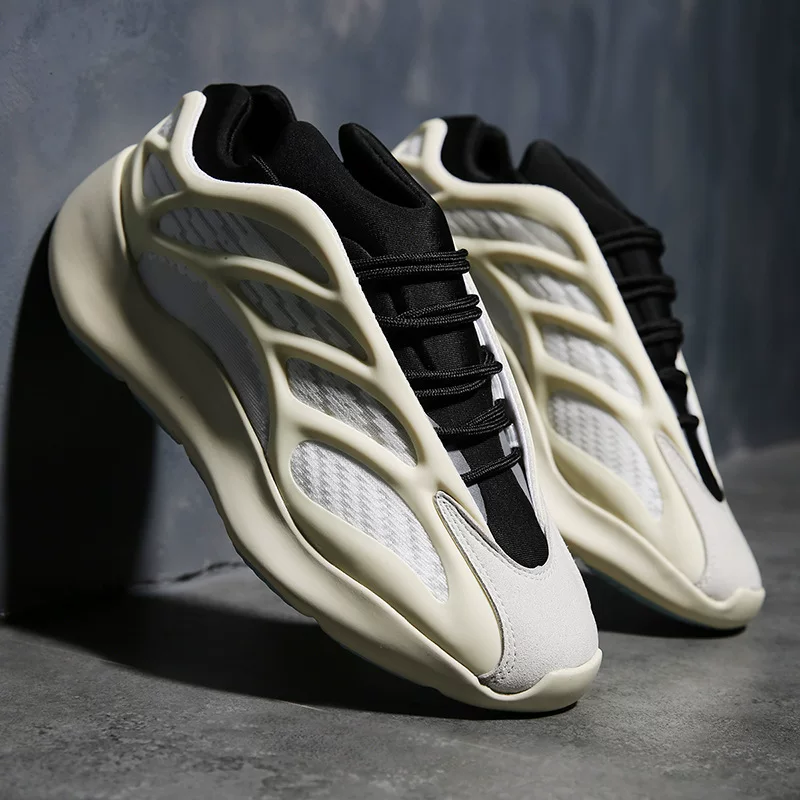 700v3 Кокосовые туфли пара мужские мужские туфли Yeezy попкорн папина обувь инс ночной высокий качеств Putian поколения прилив