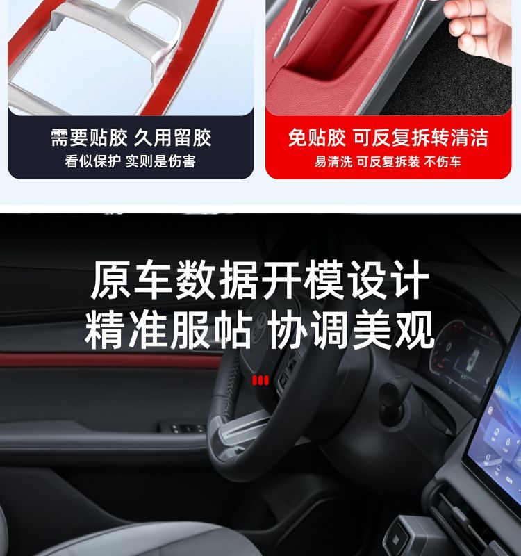 Suitable for Toyota 26 Models Rav4 and Wildlander, Central Control Silicone Pad Protective Film, Interior Modification Accessories Wholesale