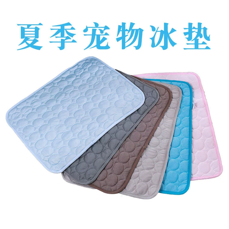 Летний коврик для домашних животных Ледяной Шелковый Прохладный коврик для собачьего гнезда летний коврик охлаждающий коврик для кошек крутой дышащий диван подушка ледяной коврик