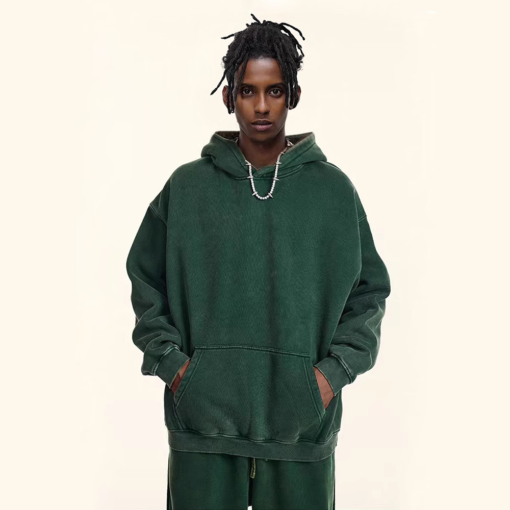 2025 otoño y invierno pesado de terciopelo grueso Europa y América retro transfronteriza lavadora de agua chaqueta deportiva de moda masculina chaqueta con sombrero hombre