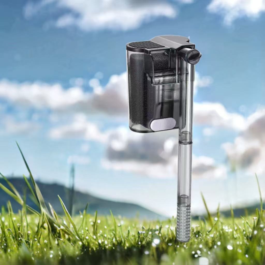 Filtro de pecera Ciclo de purificación de agua Filtro de cascada externo pequeño Pecera sin agua Bomba de agua USB de pared 5V