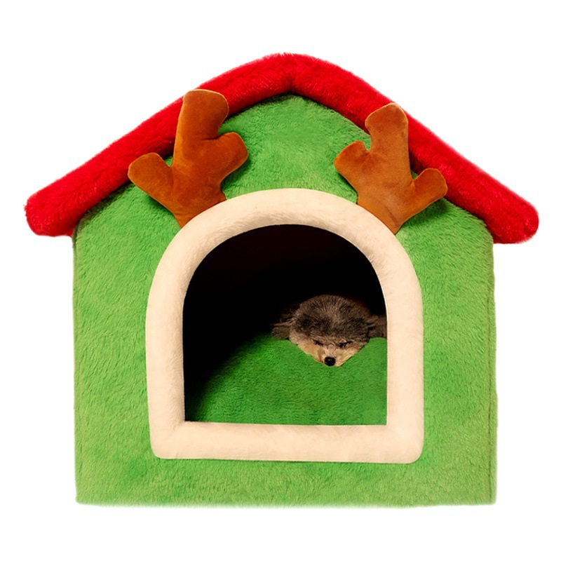 Nuevo TEMA DE Navidad Pet House nido cuatro estaciones universal extraíble y lavable multi-color opcional gato perro perrera venta al por mayor