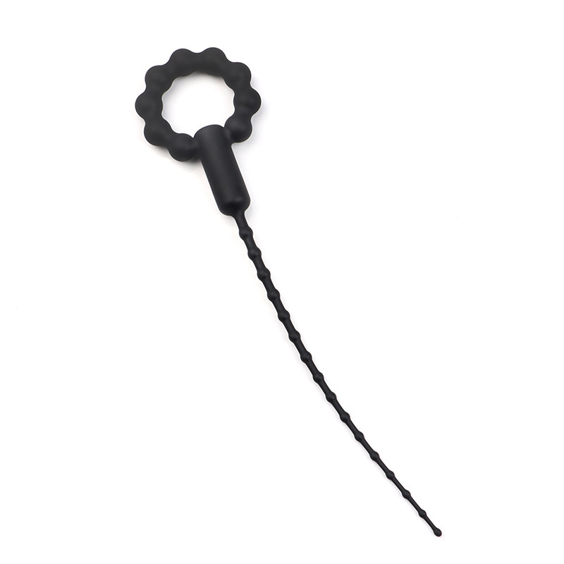 Silicone Urethral Insert Stick with 10 Vibration Modes, Button Control, 260mm — detail image 13