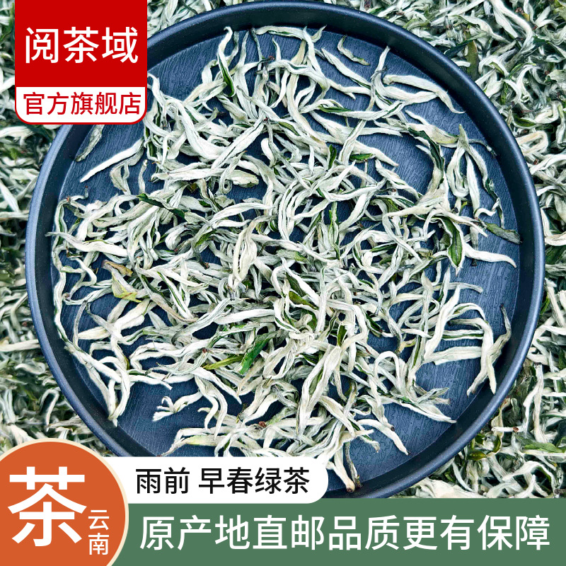 2025年雨前早春绿茶云南春尖茶叶清茶甘肃天水陇南罐罐茶绿茶散装
