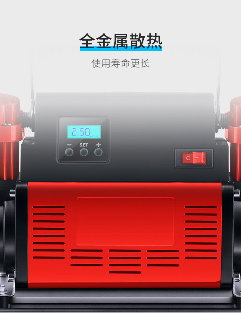 [All-Metal Durable] Jideli Car Air Pump Double-Cylinder High-Voltage High-Power Off-Road Truck Tire Gas