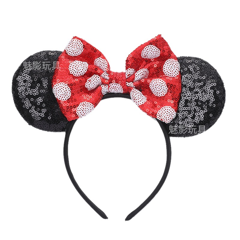 Sequined Mini Minnie Polka Dots