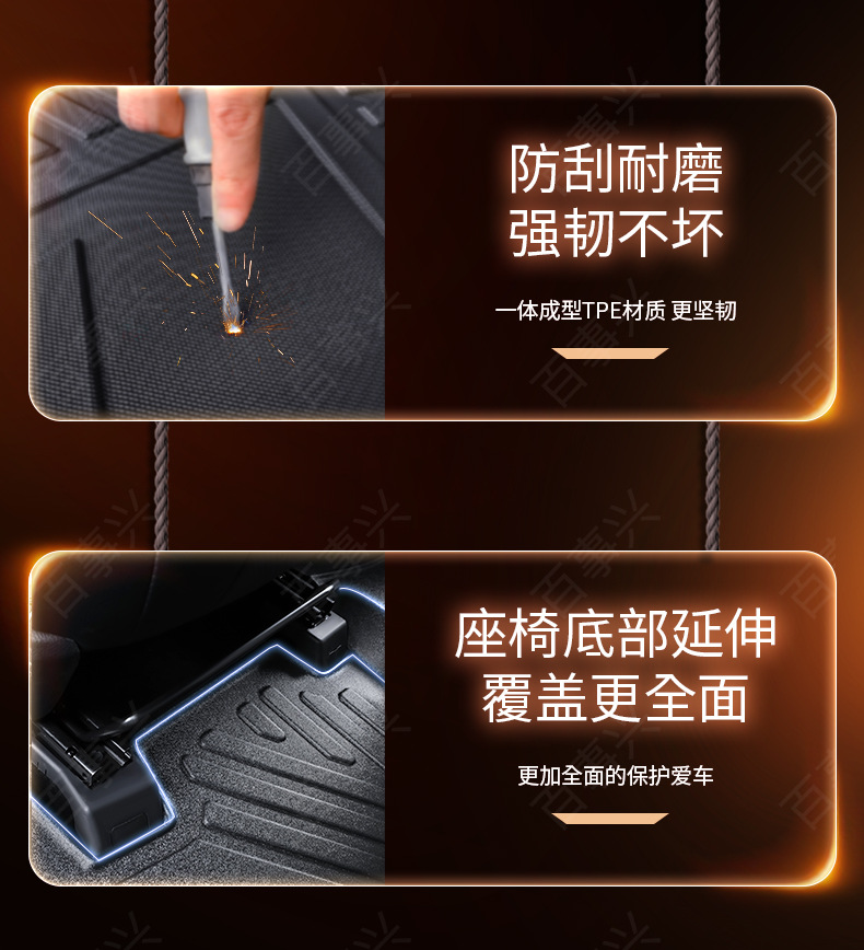 Jianghuai Ruifeng M4 Full-Coverage Floor Mats, Specifically for the 2016-2022 Ruifeng M4 Seven-Seater Business Car, Tpe Floor Mats