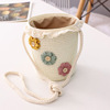 Small children's straw summer fashionable bag strap, Korean style