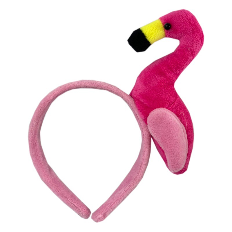Nueva decoración de Halloween tocado Flamingo diadema fiesta cumpleaños los niños tocado Cosplay apoyos rendimiento