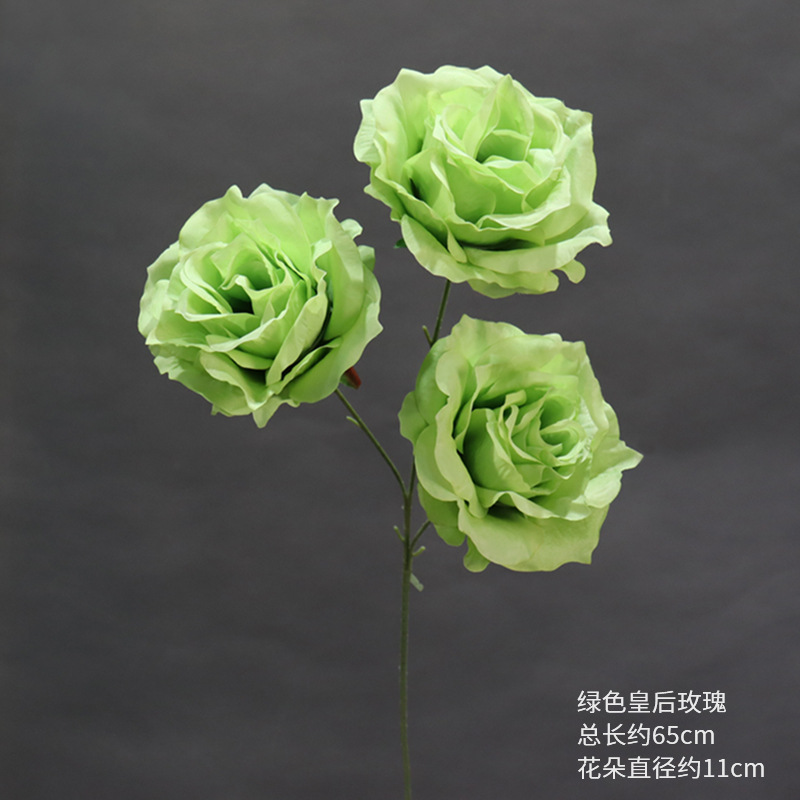 Una rosa de reina verde