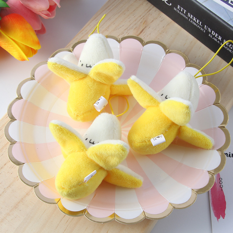 Cute Peeled Banana Plush Doll Cartoon Plush Fruit Toy Sprinkled Gift Bag Doll Pendant Wholesale Cute Peeled Banana Plush Doll Cartoon Plush Fruit Toy Sprinkled Gift Bag Doll Pendant Wholesale