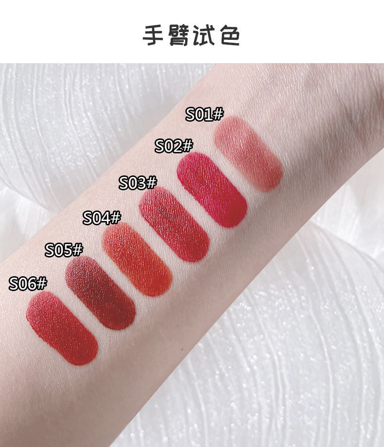 kakashow Bubble Bear Lip Gloss matte, velvet, red lip, honey clay, pure to look fair, not easy to stick to cup lip gloss undefined