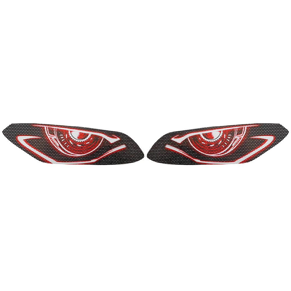 Aplicable a Yamaha YZF R3 19 - 20 años de modificación de lámparas de automóviles, película de adhesión creativa, adhesivo decorativo de protección de faro