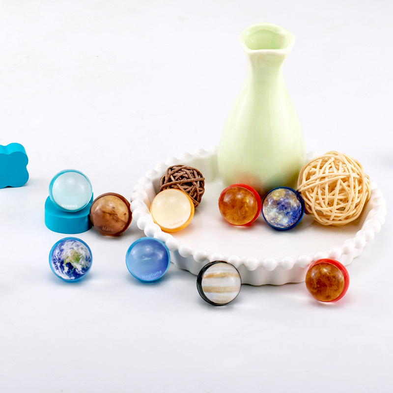 Victor 32 ocho planetas bola elástica transfronteriza huevo máquina de torsión Sistema Solar planeta pinball cielo estrellado amazon