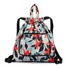 Backpack, simple shoulder bag, folding waterproof bag, sports storage bag, sports bag, drawstring